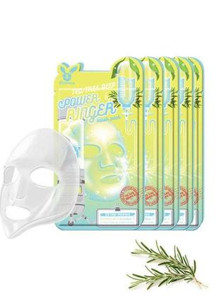 Тканинна маска для проблемної шкіри elizavecca face care tea tree deep power ringer mask pack2 фото