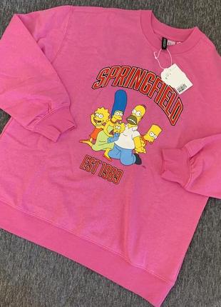 Свитшот кофта худи толстовка h&amp;m c simpsons3 фото