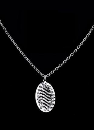 Цікава срібна підвіска на ланцюгу, нова! арт. 109023