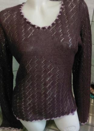 Ніжний ажурний пуловер