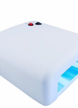 Уф лампа 36 вт для наращивания ногтей simei-femei c таймером внутри лист металла, проффессиональная