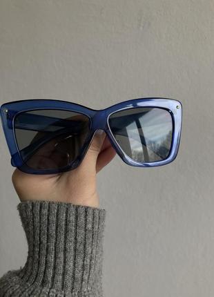 Очки солнцезащитные. синие