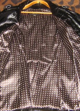 Куртка шкіра лакована р. м.4 фото