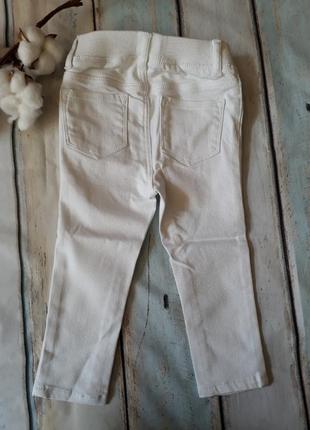 Білі джинси джегинсы gap на 12-18 міс2 фото