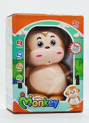 Інтерактивна мавпочка santou "talking monkey" 838-311 фото
