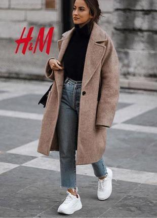 Стильное пальто кокон h&m