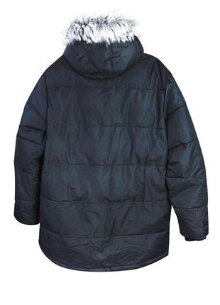 Мужская зимняя куртка, аляска черный primark3 фото