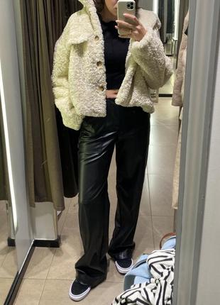 Шуба дублянка zara