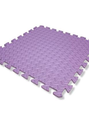 Дитячий килимок-пазл 500×500×10 мм фіолетовий