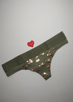 Хлопковые трусики victoria's secret pink оригинал