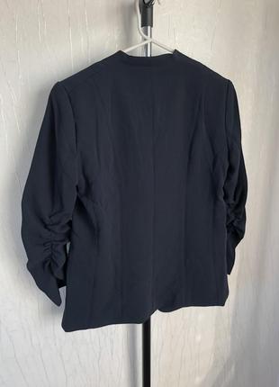 Супер цена !!! распродажа! приталенный жакет/синий пиджак с длинным рукавом h&m5 фото