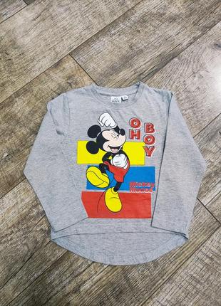 Кофта, реглан, mickey mouse, disney, р. 98, 2-3года