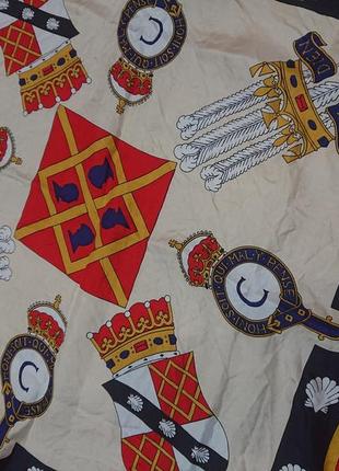 Винтажный шелковый платок 1981 года годовщина свадьбы принцессы дианы3 фото