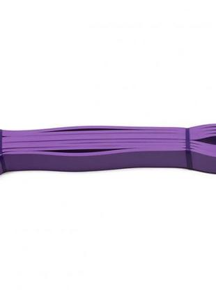 Резинка для подтягивания easyfit  эспандер-петля для фитнеса латекс фиолетовая1 фото