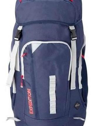 Туристический, походный рюкзак с дождевиком 45l semiline expedition синий2 фото
