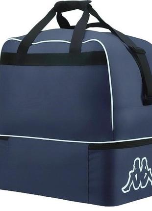 Велика дорожня, спортивна сумка 75l kappa training xl темно-синя3 фото