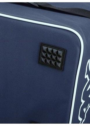 Велика дорожня, спортивна сумка 75l kappa training xl темно-синя6 фото