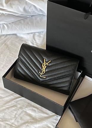 Сумка сумочка женская через плечо тренд багет мода стиль кожа шкіра ysl yves saint laurent юсл3 фото