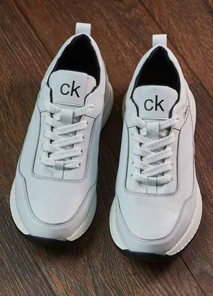 Кожаные кроссовки р.40-45 2