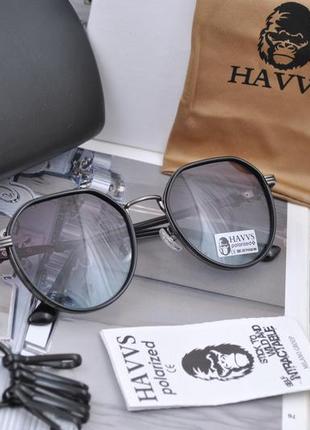 Фирменные солнцезащитные круглые очки  havvs polarized hv680483 фото