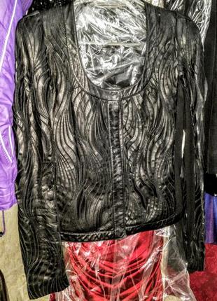 Шкіряний жакет patrizia pepe