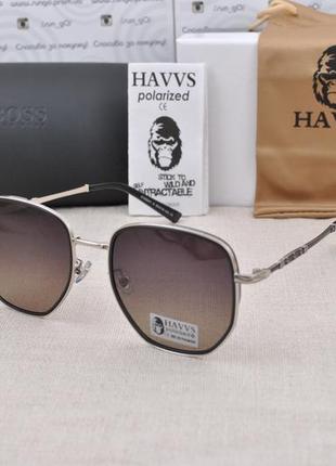 Фирменные солнцезащитные круглые очки  havvs polarized hv680413 фото