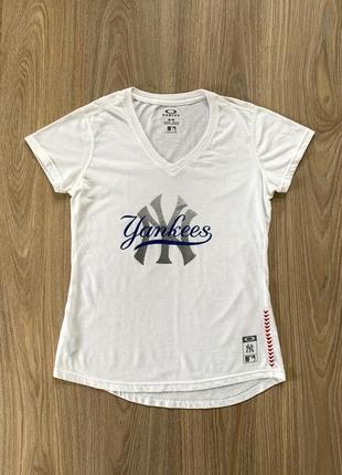 Женская оригинальная футболка с принтом oakley new york yankees10 фото