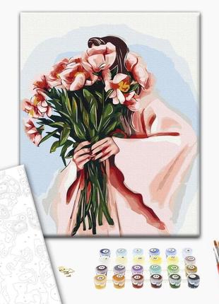 Картина по номерам 40х50 на деревянном подрамнике "весенний образ © alla berezovska" bs53448