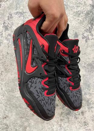 Мужские кроссовки nike kd 15 black university red #найк7 фото