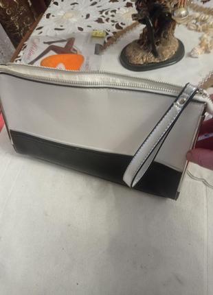 Клатч (черно-белый)