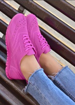 Женские текстильные кеды мокасины кроссовки