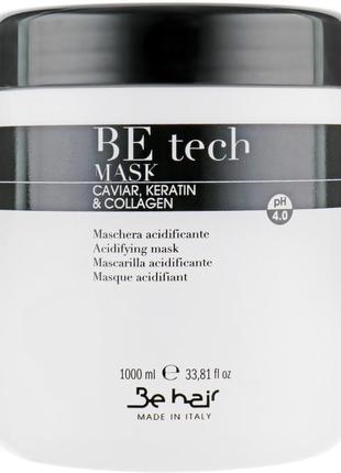 Кисла ph- маска з кератином і колагеном be hair 1000 мл
