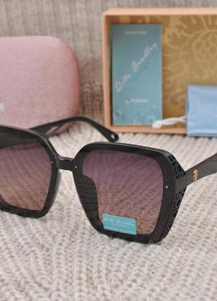 Фирменные солнцезащитные  очки  rita bradley polarized rb730 с глиттером