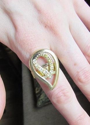 Кільце в стразах, безрозмірне, нове!!! арт. 3560