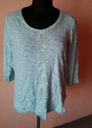 Ніжна футболочка жаточка з паєтками раз.14
