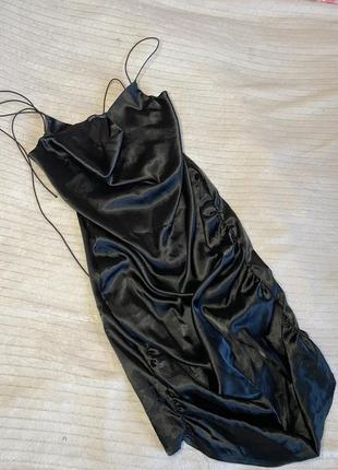 Атласна сукня-комбінація