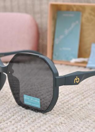 Фирменные солнцезащитные  очки  rita bradley polarized rb729 в матовой оправе7 фото