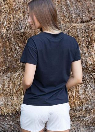 Летний женский комплект (футболка+шорты) tm leinle(roksana)3 фото