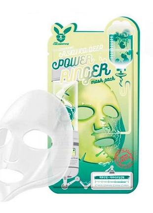 Маска с экстрактом центеллы elizavecca centella asiatica deep power ringer mask pack1 фото