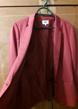 Брендовый вискозный стильный пиджак жакет на одной пуговице р.xl от wefashion6 фото