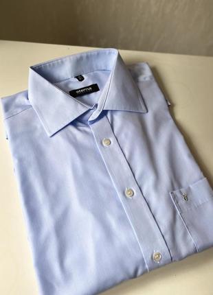 Сорочка голубого кольору eterna