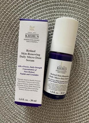 Сироватка для обличчя kiehl’s retinol skin-renewing daily micro-dose serum, 30 ml1 фото