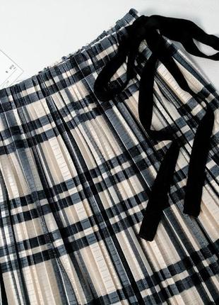 Новая стильная юбка плиссе h&m4 фото