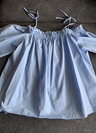 Блуза з укороченими рукавами