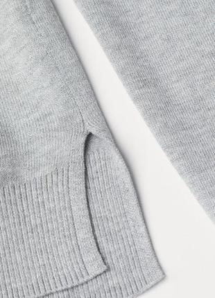Джемпер тонкой вязки, серый свитер, h&m5 фото