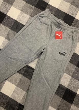 Сірі чоловічі штани puma essentials logo men's pants нові оригінал з сша8 фото