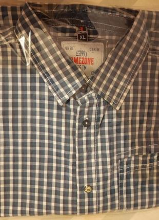 Фирменная джинсовая рубашка timezone, cotton6 фото