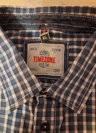 Фирменная джинсовая рубашка timezone, cotton3 фото