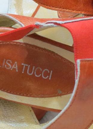 Туфли босоножки lisa tucci размер 37,5 кожа5 фото