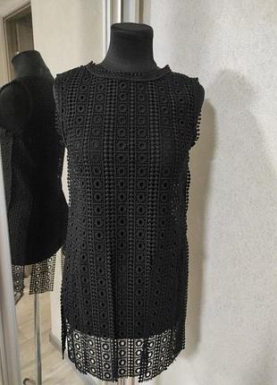 Топ з мережива zara блуза з кружева жилет